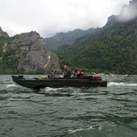 Plavání vodníků Traunsee